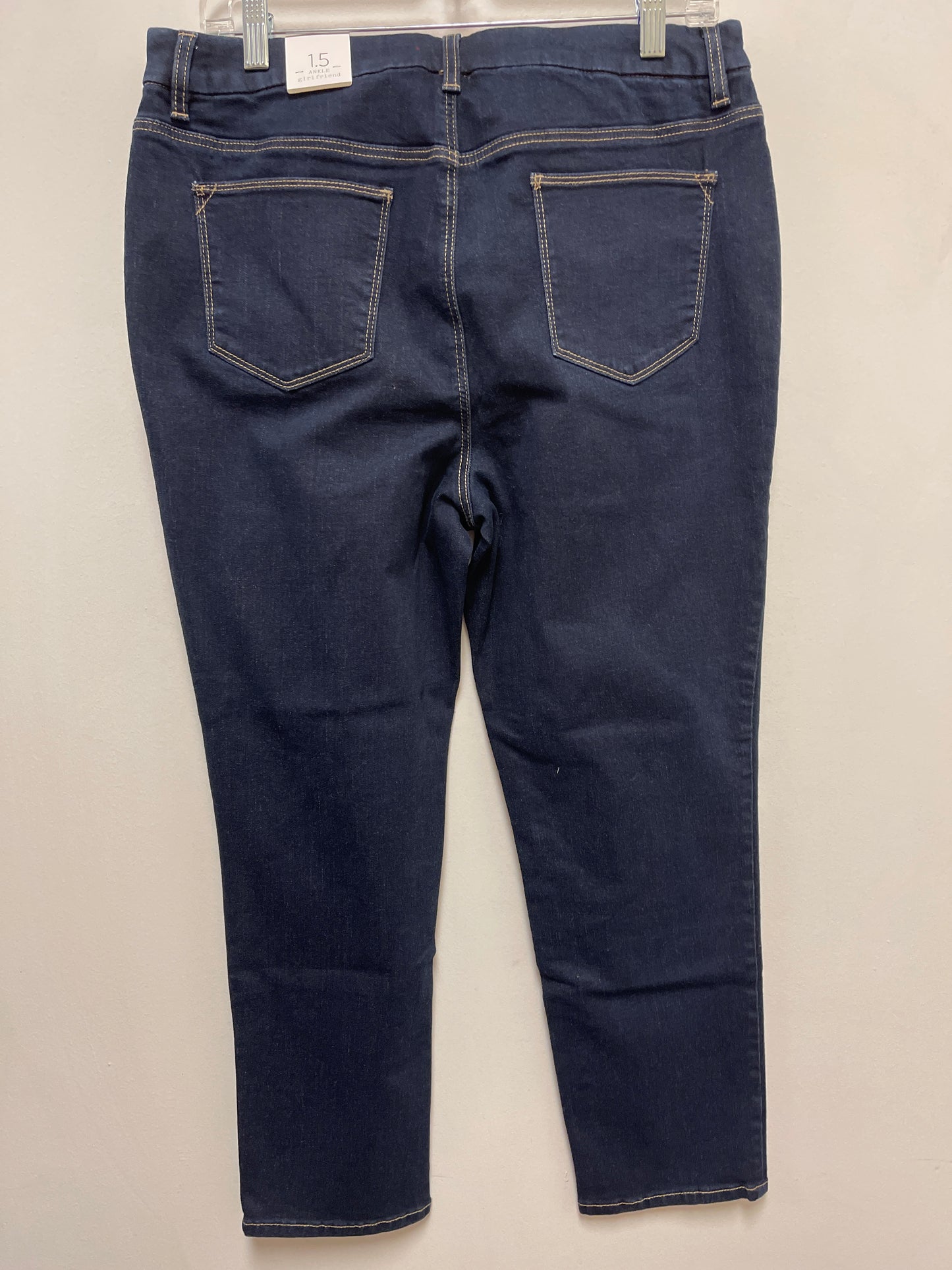 Jeans Straight By Chicos In Blue Denim, Size: 10