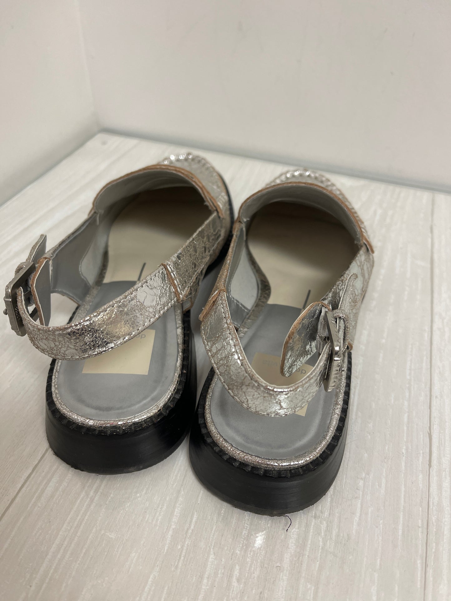 Shoes Flats By Dolce Vita In Silver, Size: 7.5