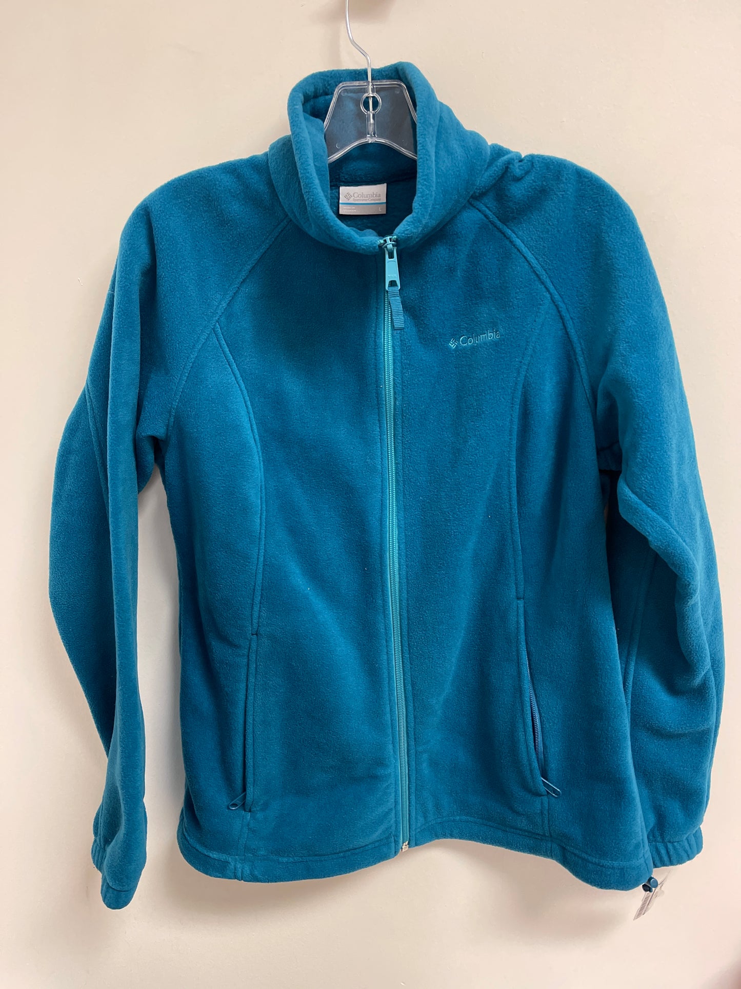 Jacket Fleece By Columbia In Blue, Size: L