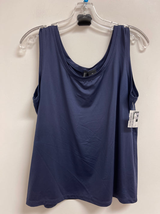 Top Sleeveless By New Directions In Navy, Size: Xl