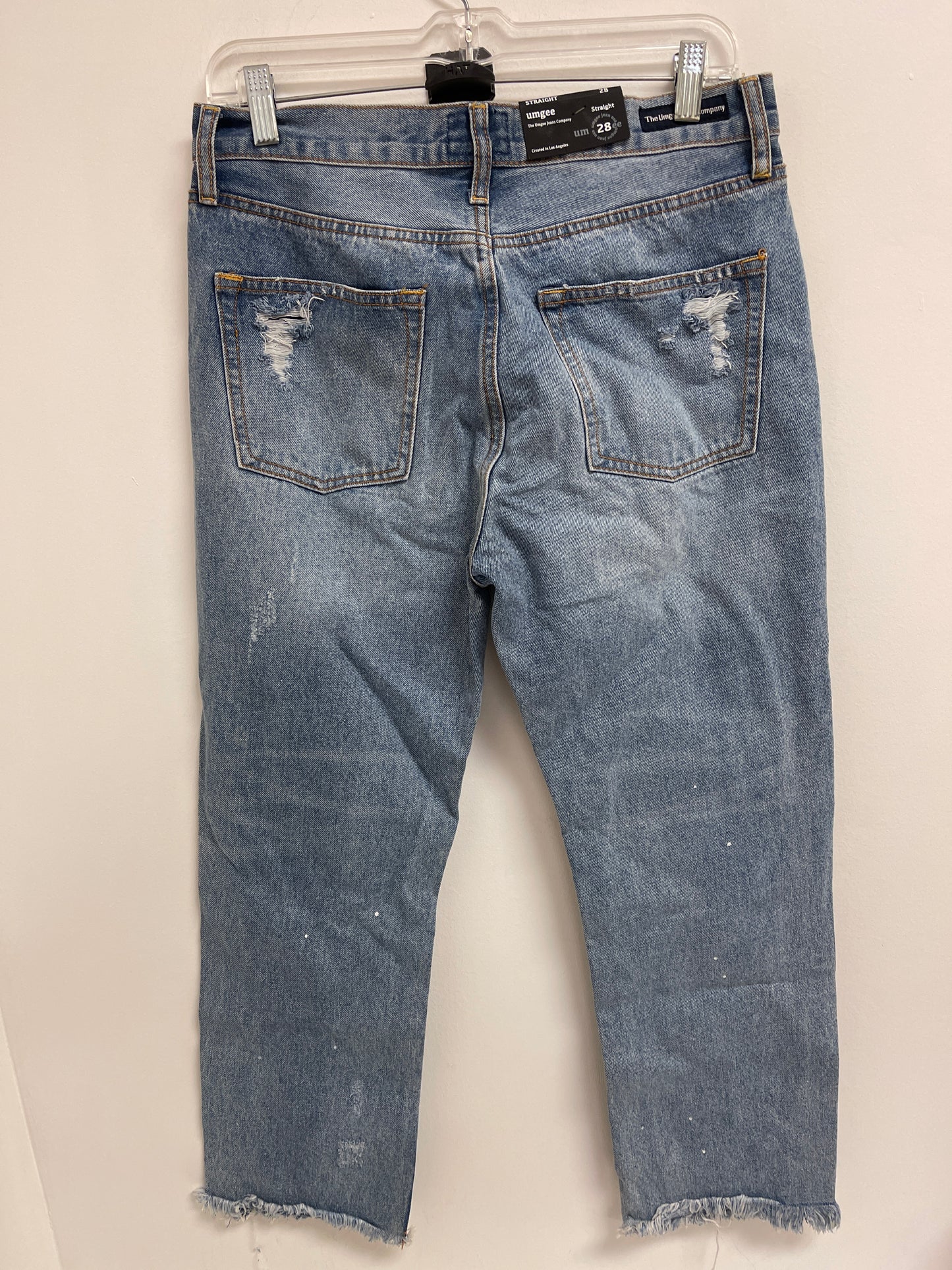 Jeans Straight By Umgee In Blue Denim, Size: 6