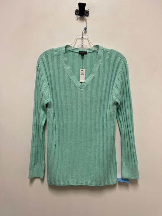 Sweater By Talbots In Green, Size: L