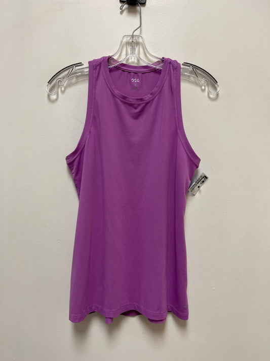 Athletic Tank Top By Dsg Outerwear In Purple, Size: S