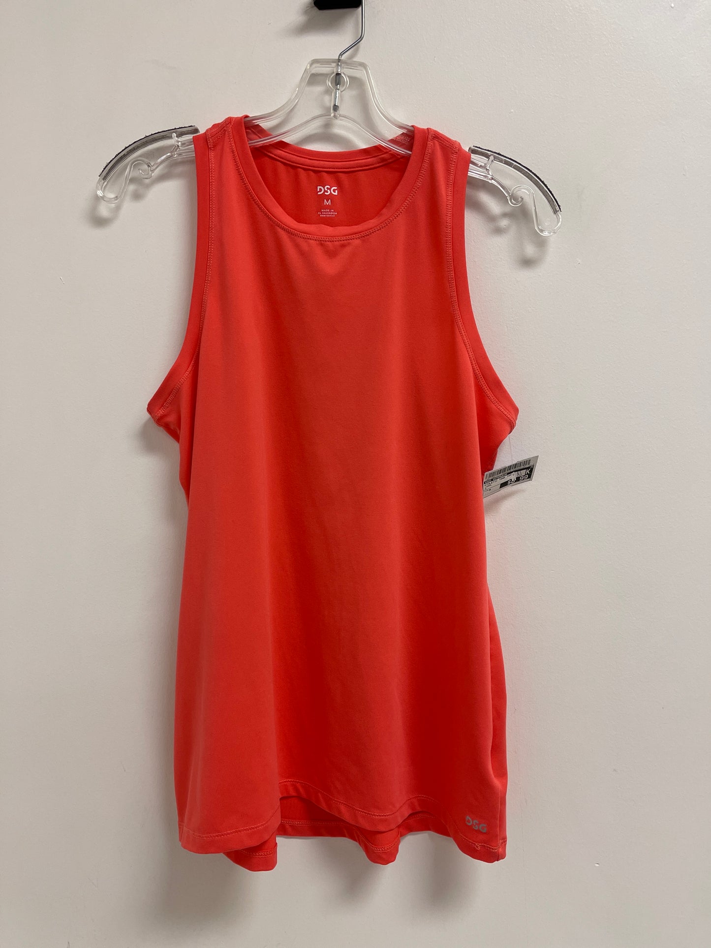 Athletic Tank Top By Dsg Outerwear In Coral, Size: M