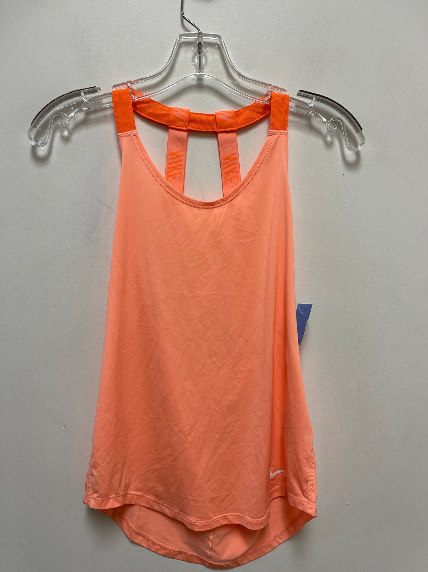 Athletic Tank Top By Nike Apparel In Orange, Size: Xs