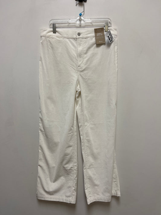 Pants Corduroy By Madewell In White, Size: 12