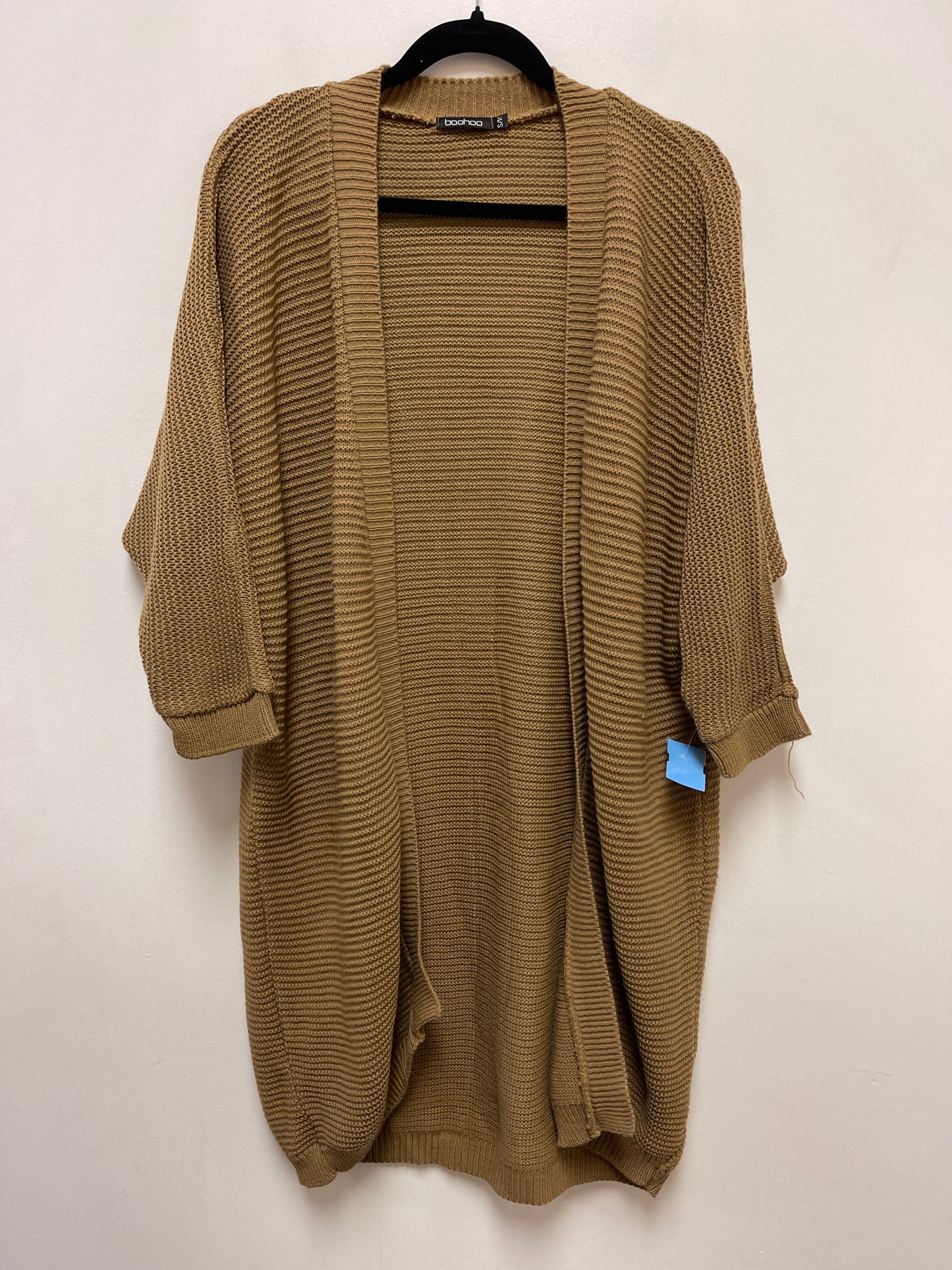 Sweater Cardigan By Boohoo Boutique In Brown, Size: M