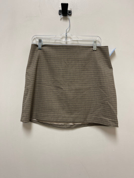 Skirt Mini & Short By H&m In Tan, Size: 10