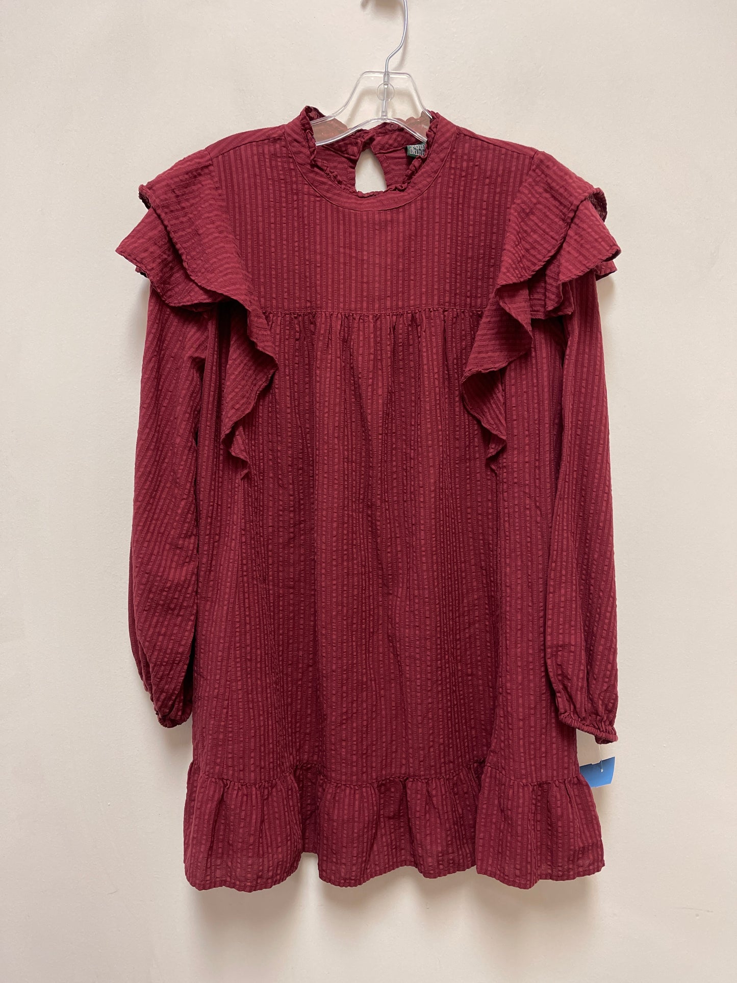 Tunic Long Sleeve By Wild Fable In Red, Size: L