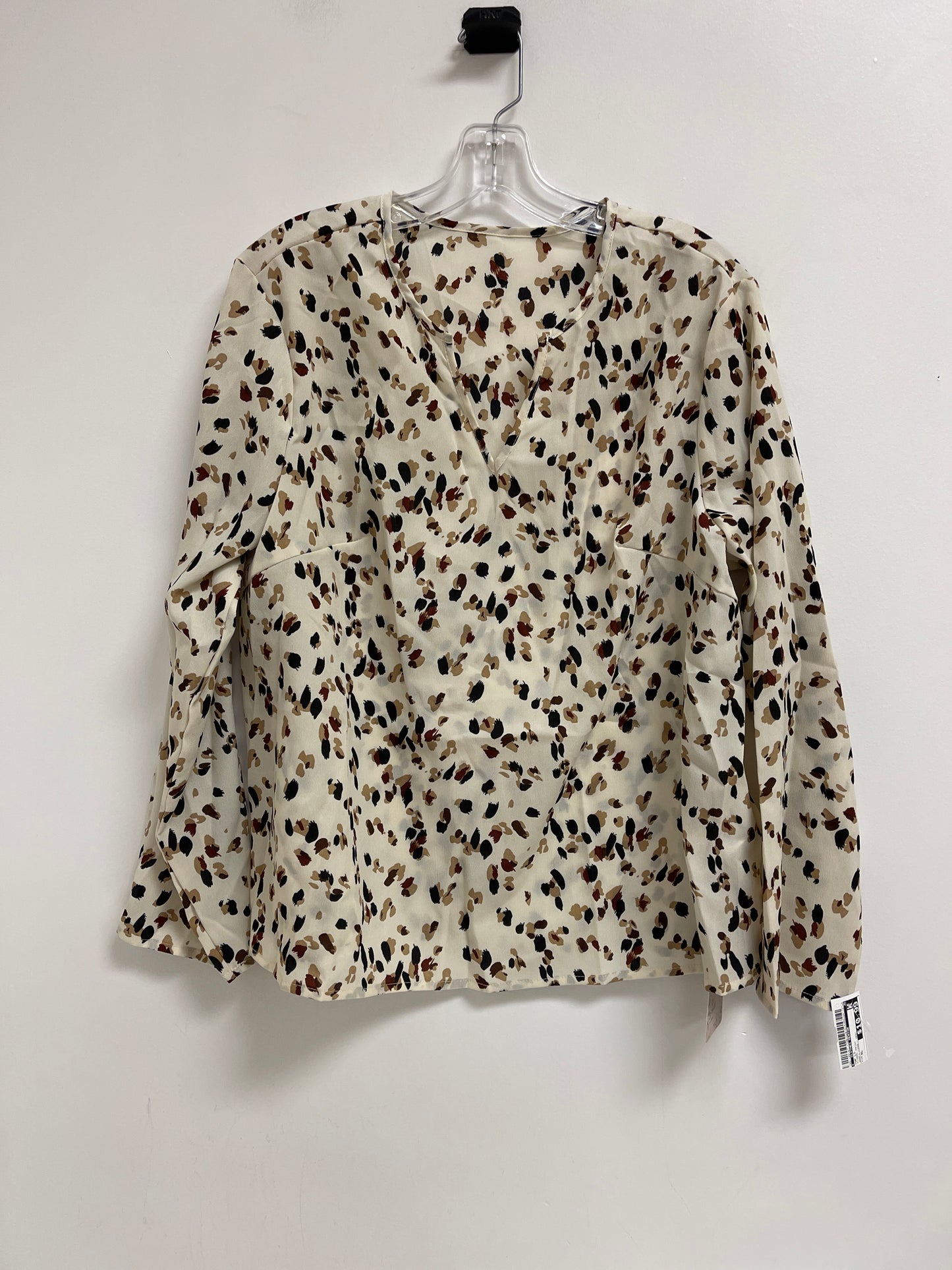 Top Long Sleeve By Clothes Mentor In Floral Print, Size: Xl