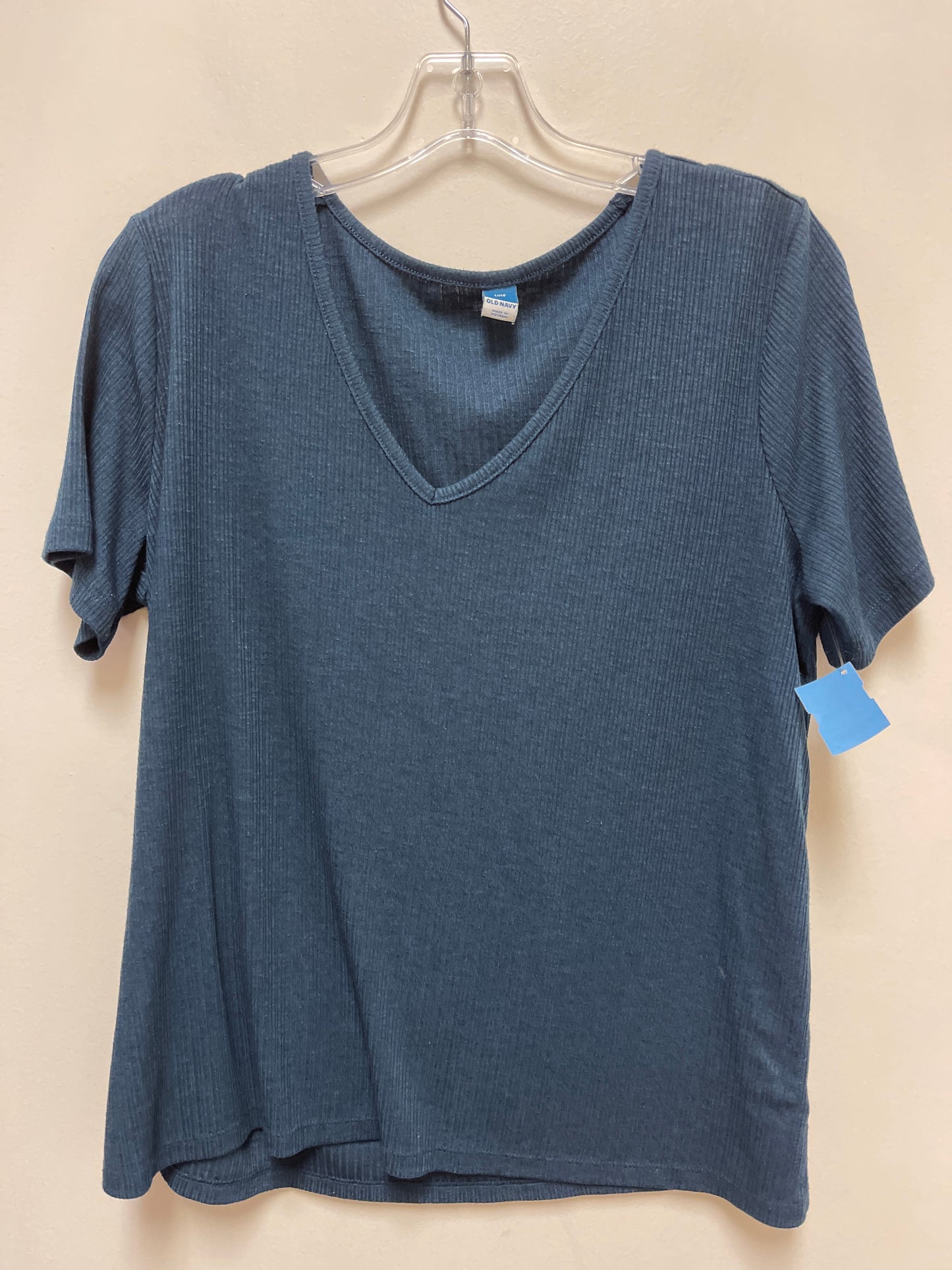 Top Short Sleeve By Old Navy In Navy, Size: L