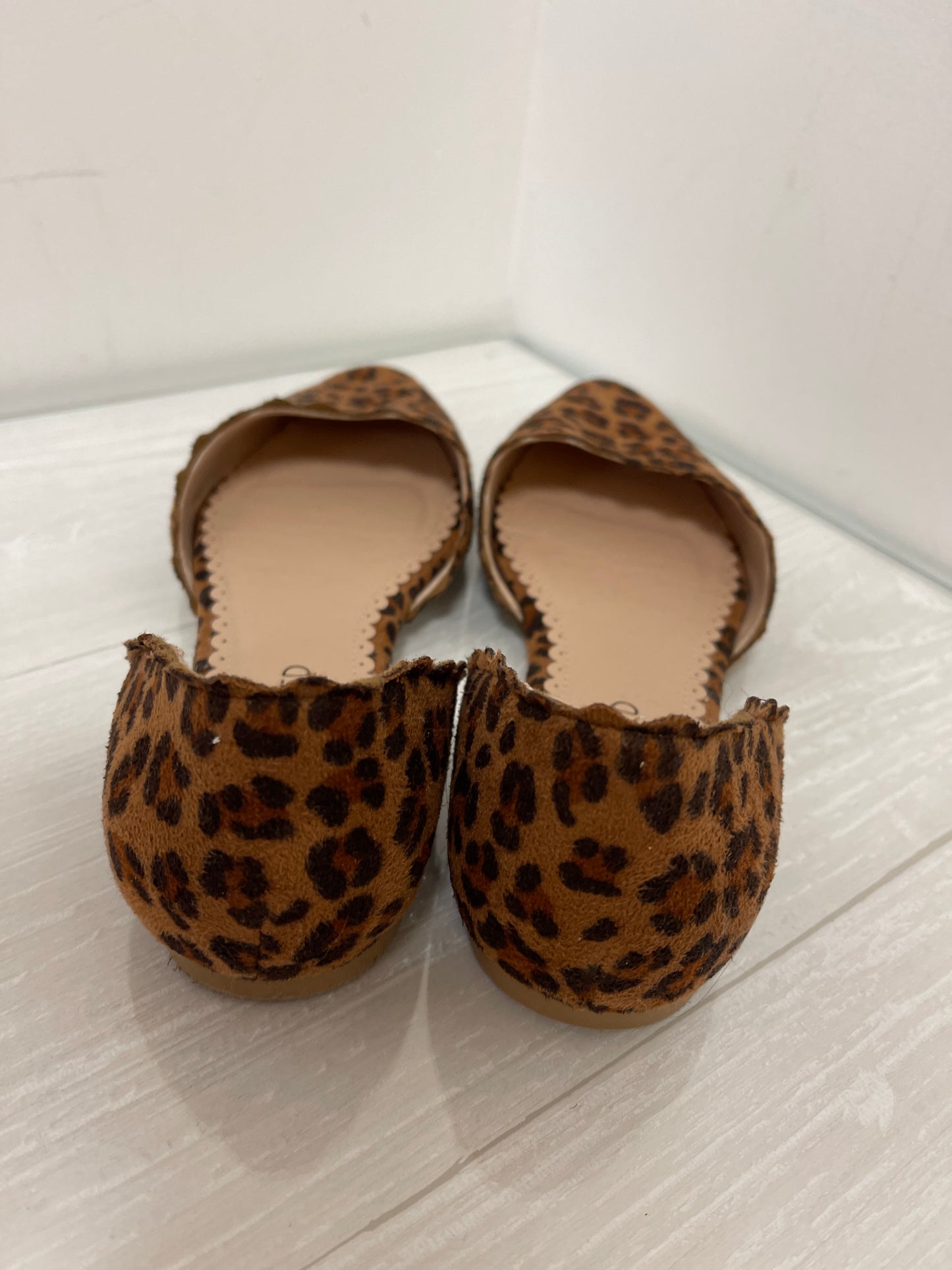 Shoes Flats By Restricted In Animal Print, Size: 8.5