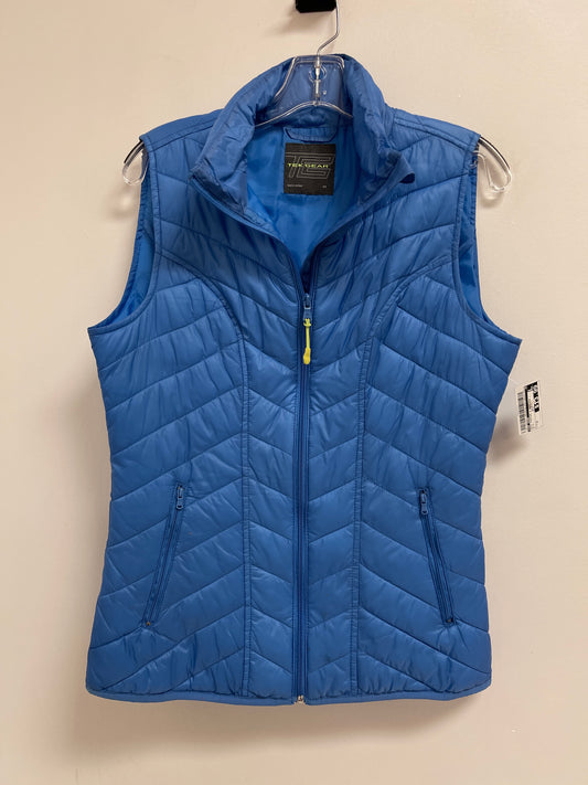 Vest Puffer & Quilted By Tek Gear In Blue, Size: M