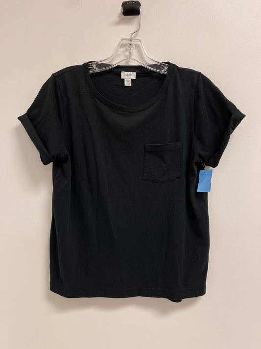 Top Short Sleeve By J. Crew In Black, Size: S