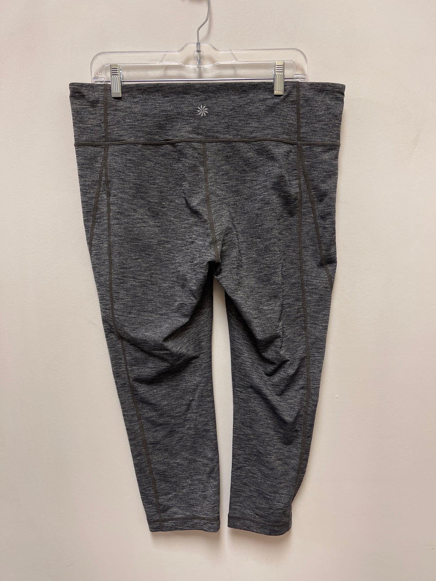 Athletic Leggings By Athleta In Grey, Size: Xl