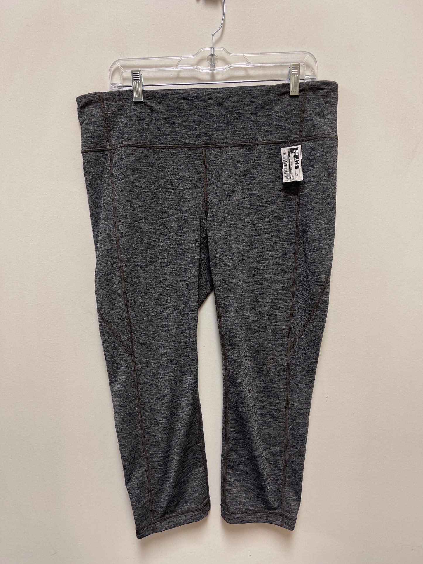 Athletic Leggings By Athleta In Grey, Size: Xl