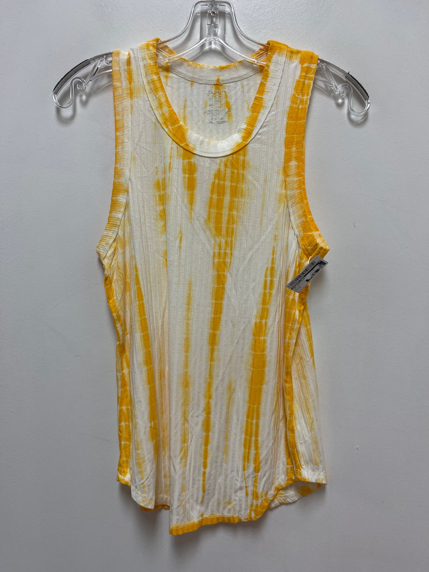 Top Sleeveless By Members Mark In Yellow, Size: M