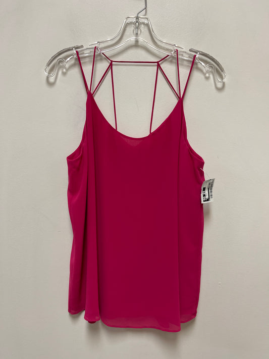 Top Sleeveless By Naked Zebra In Pink, Size: L