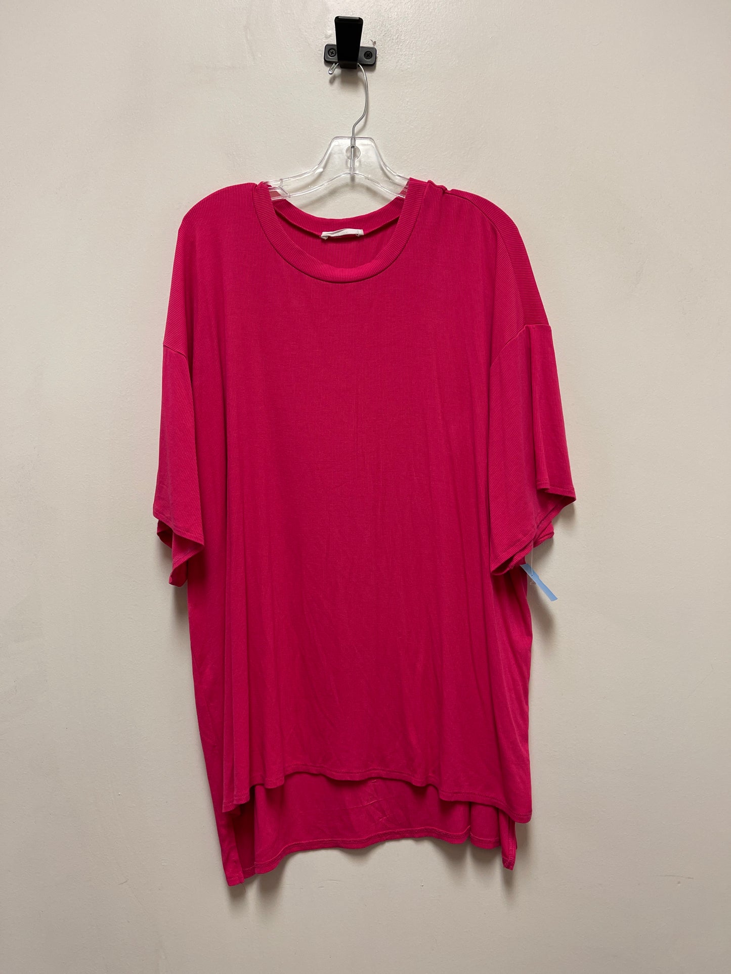 Tunic Long Sleeve By Clothes Mentor In Pink, Size: L