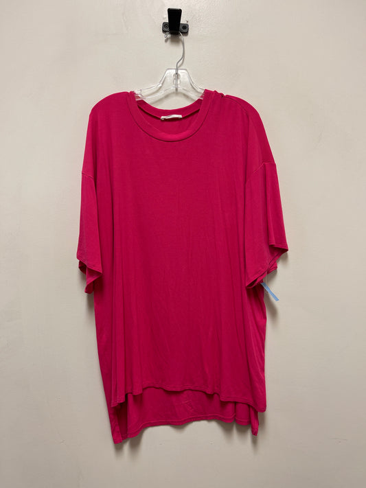 Tunic Long Sleeve By Clothes Mentor In Pink, Size: L