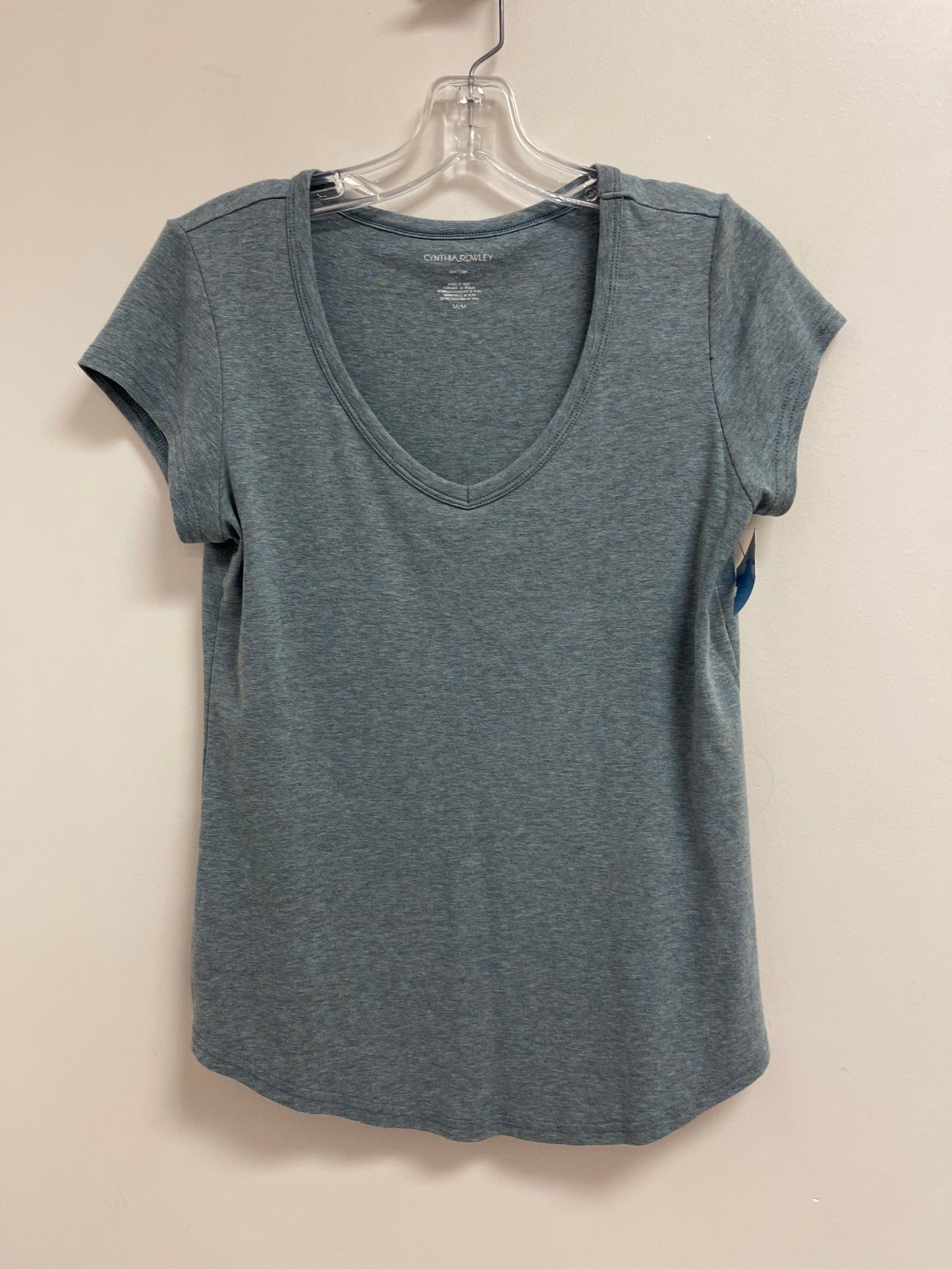 Top Short Sleeve By Cynthia Rowley In Blue, Size: M