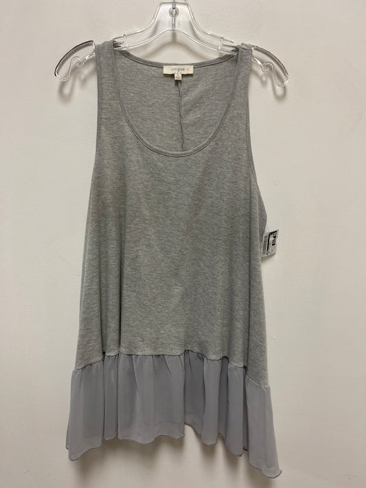 Tunic Sleeveless By Umgee In Grey, Size: M