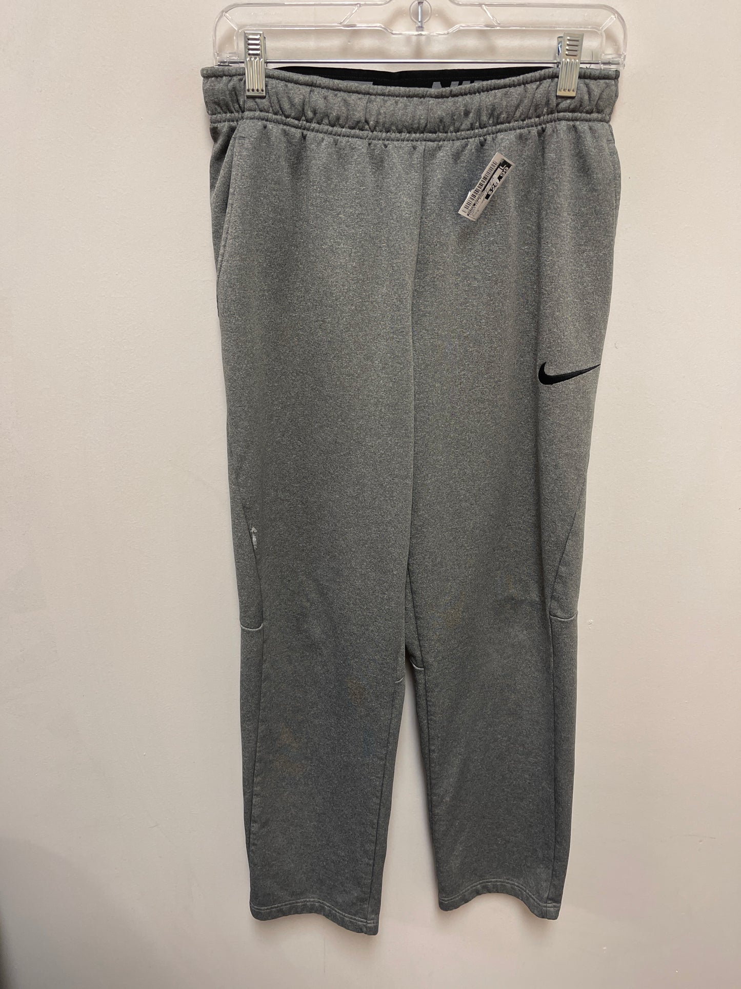 Athletic Pants By Nike Apparel In Grey, Size: S