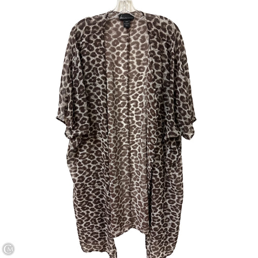 Kimono By Lane Bryant In Animal Print, Size: 2x