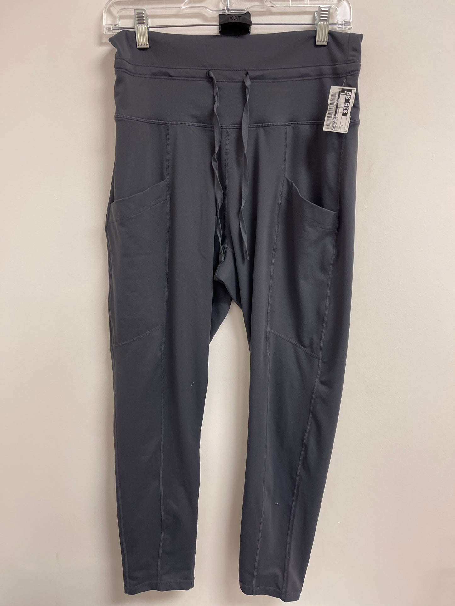 Athletic Leggings By Fabletics In Grey, Size: S