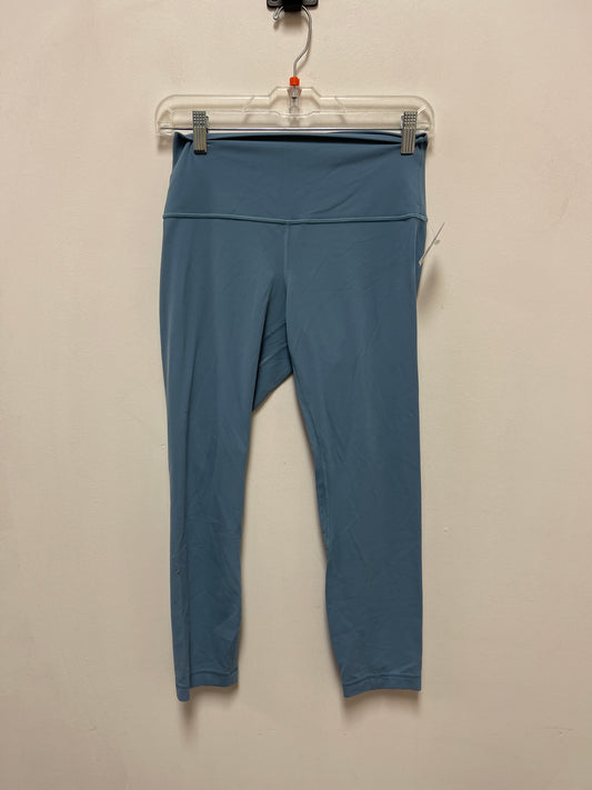 Athletic Leggings By Lululemon In Blue, Size: 8