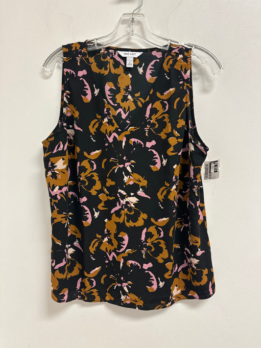 Top Sleeveless By Nine West In Black, Size: L