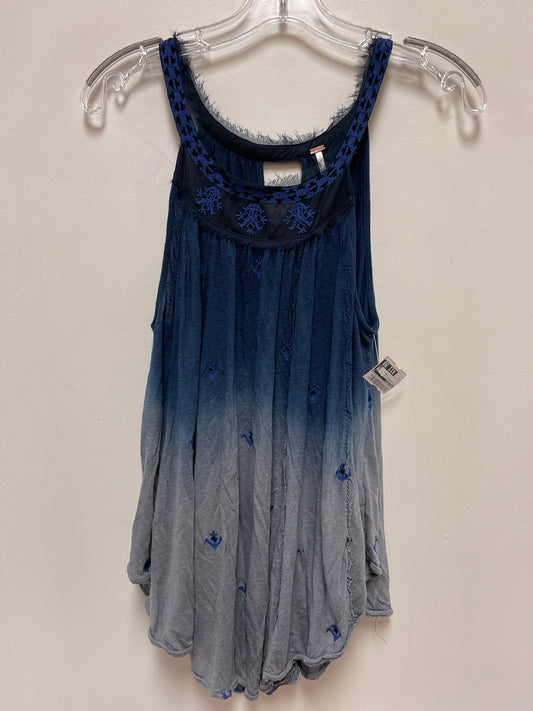 Top Sleeveless By Free People In Blue, Size: M