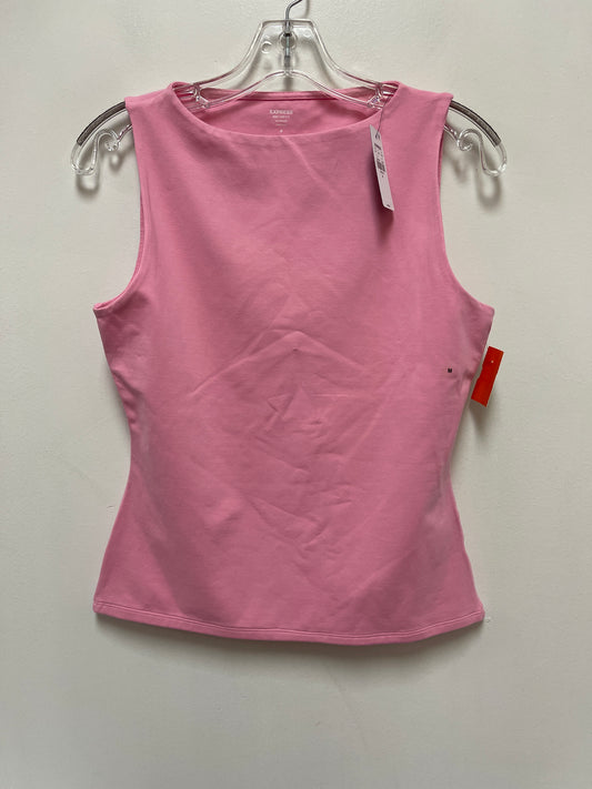 Top Sleeveless By Express In Pink, Size: M