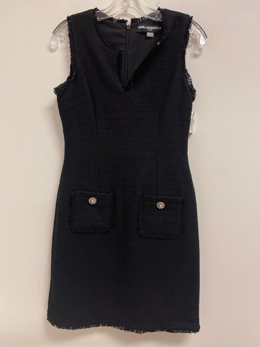 Dress Casual Short By Karl Lagerfeld In Black, Size: S