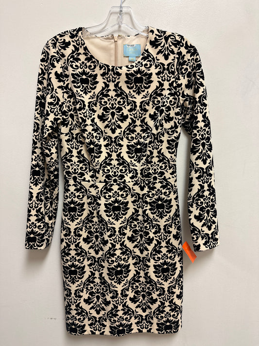 Dress Casual Short By Cece In Black & Cream, Size: S