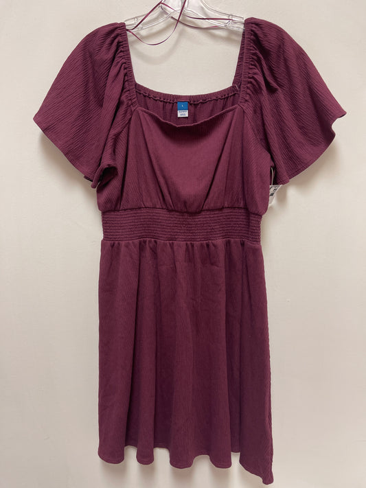 Dress Casual Short By Old Navy In Purple, Size: L