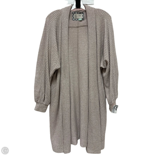 Sweater Cardigan By Saturday/sunday In Taupe, Size: S