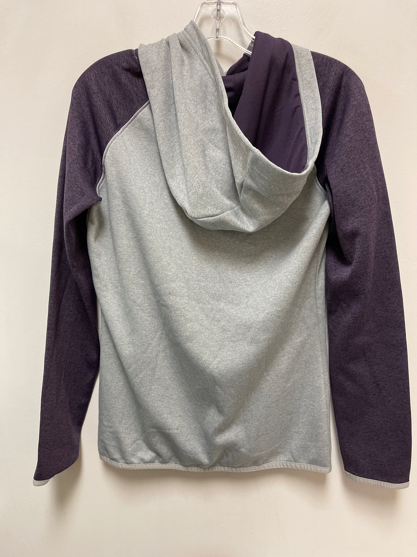 Athletic Sweatshirt Hoodie By The North Face In Grey, Size: S