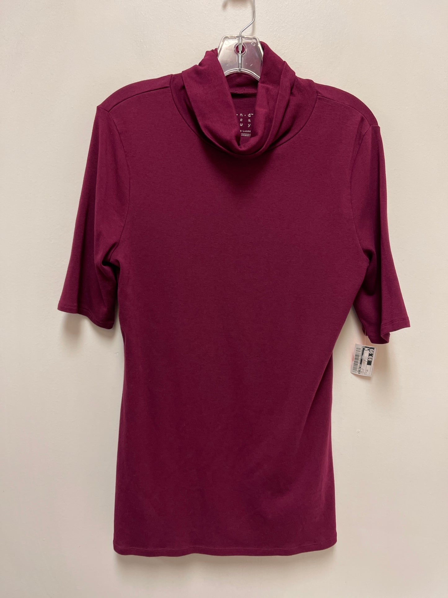 Top Long Sleeve By A New Day In Purple, Size: 2x