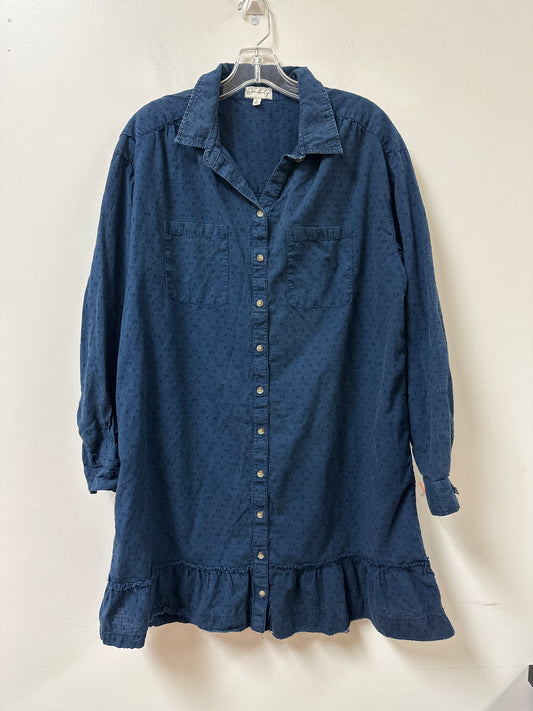Dress Casual Short By Wonderly In Blue, Size: L