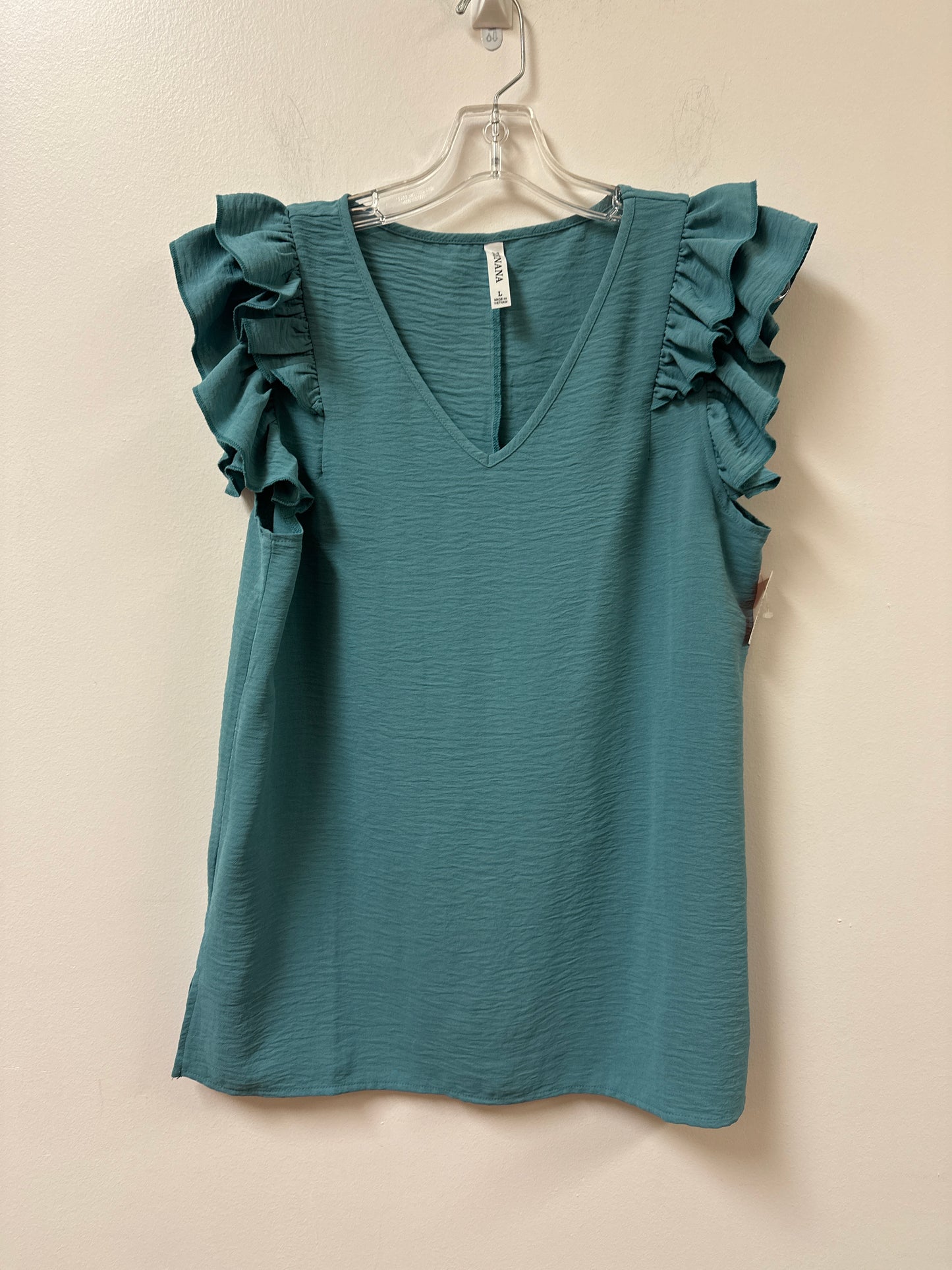 Top Sleeveless By Zenana Outfitters In Blue, Size: L