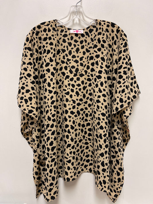 Tunic Short Sleeve By Buddy Love In Animal Print, Size: M