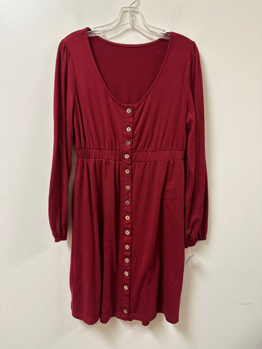 Dress Casual Short By Clothes Mentor In Red, Size: M