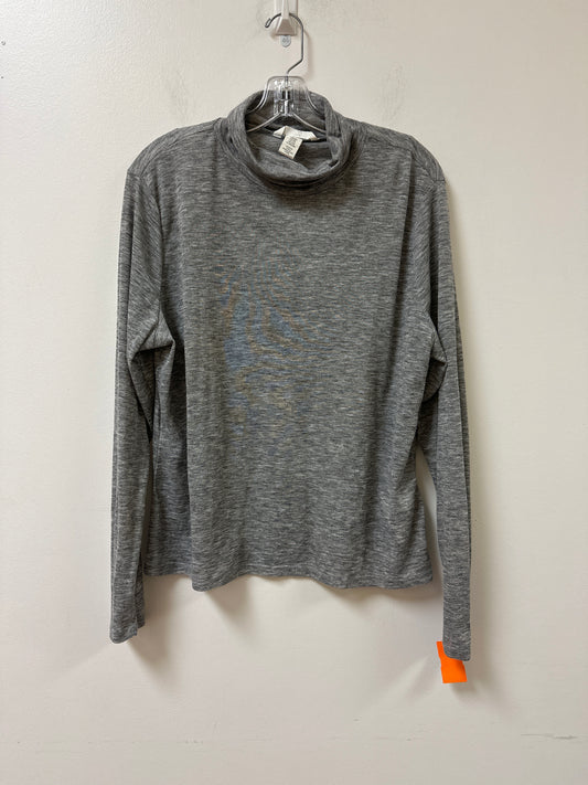 Top Long Sleeve By H&m In Grey, Size: 2x