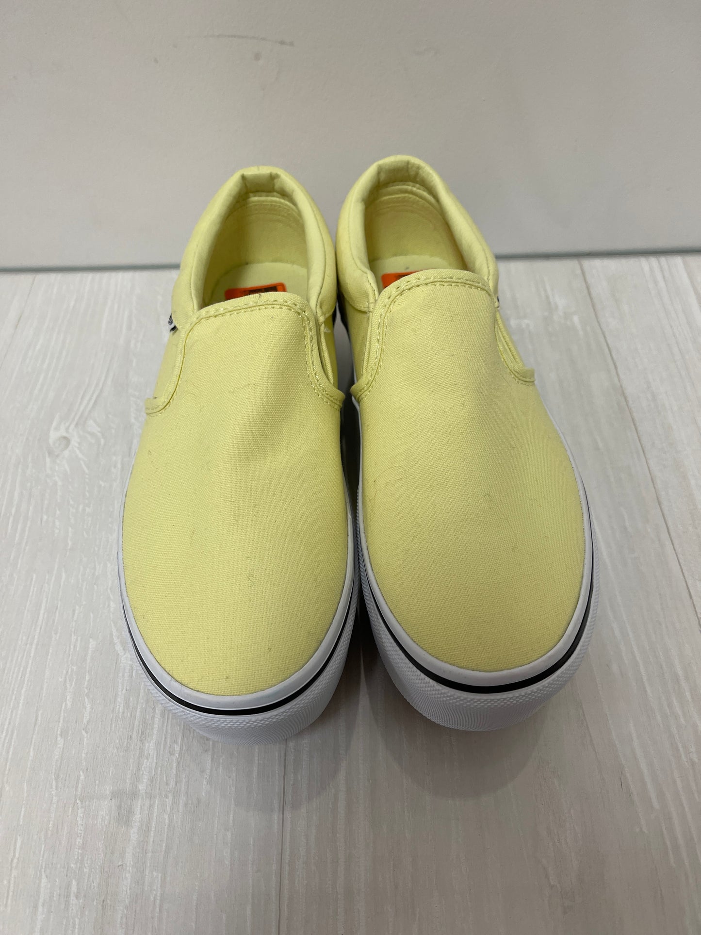 Shoes Sneakers Platform By Vans In Yellow, Size: 7.5