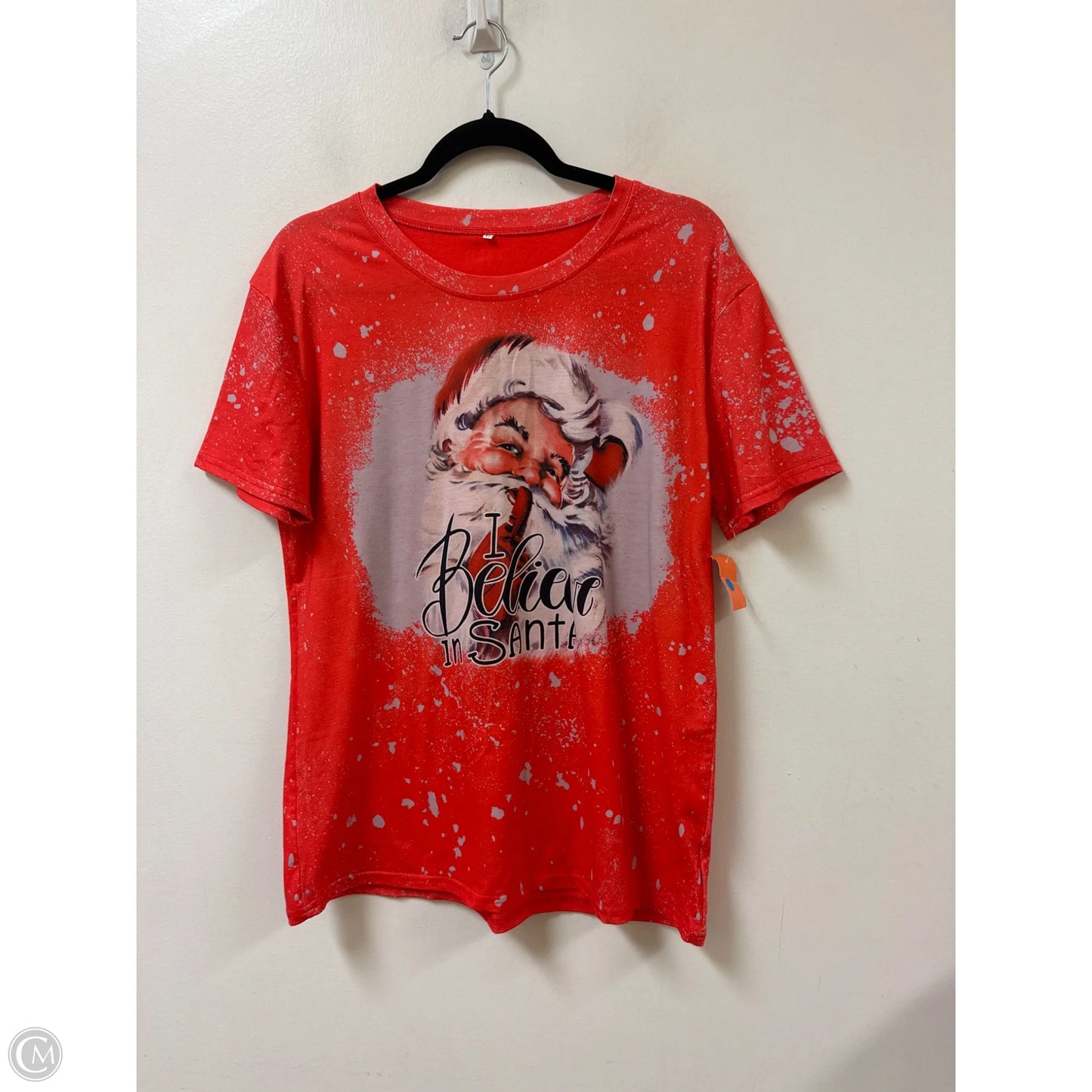 Top Short Sleeve By Clothes Mentor In Red, Size: L