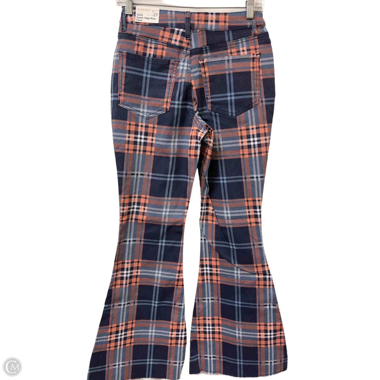 Pants Wide Leg By Madden Girl In Plaid Pattern, Size: 4