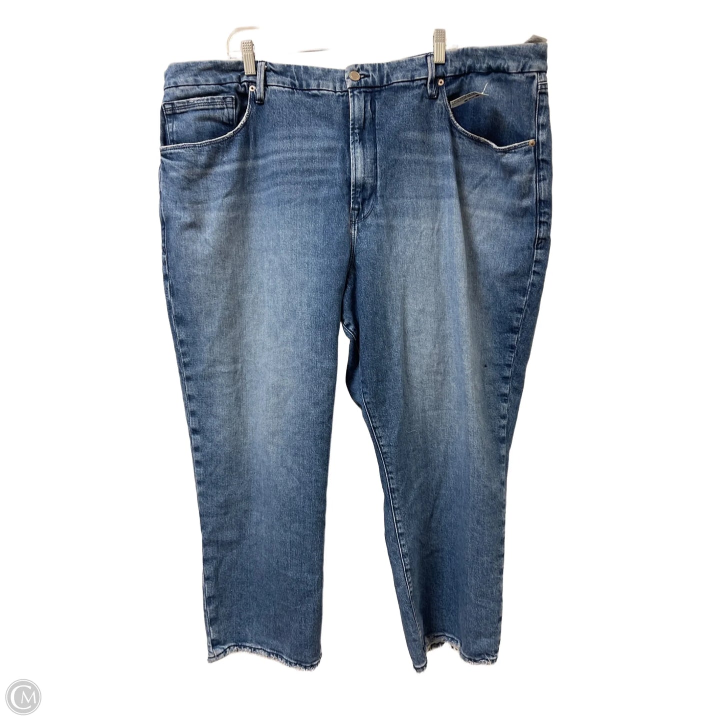 Jeans Skinny By Good American In Blue Denim, Size: 24