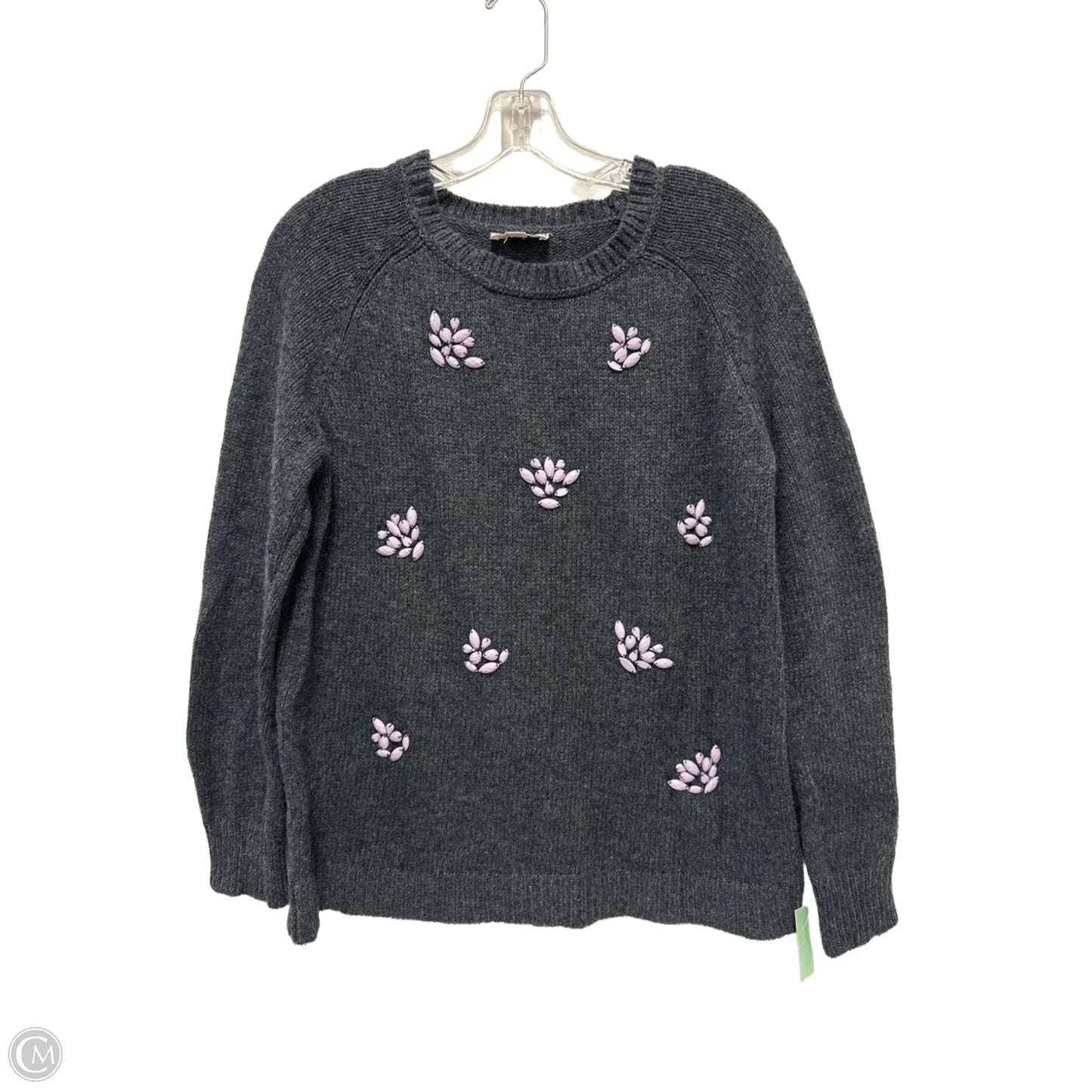 Sweater By Loft In Grey, Size: L