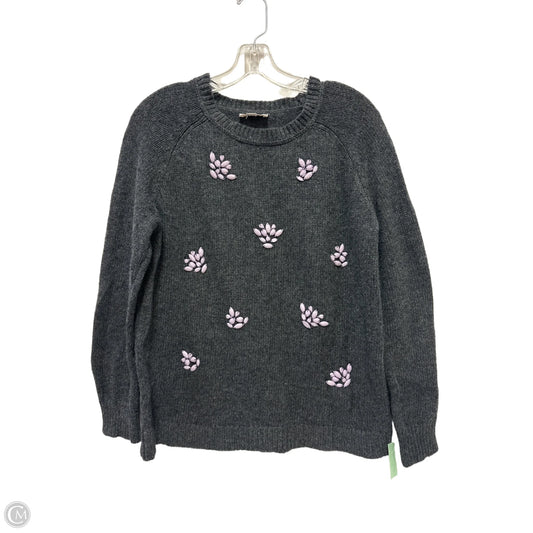 Sweater By Loft In Grey, Size: L